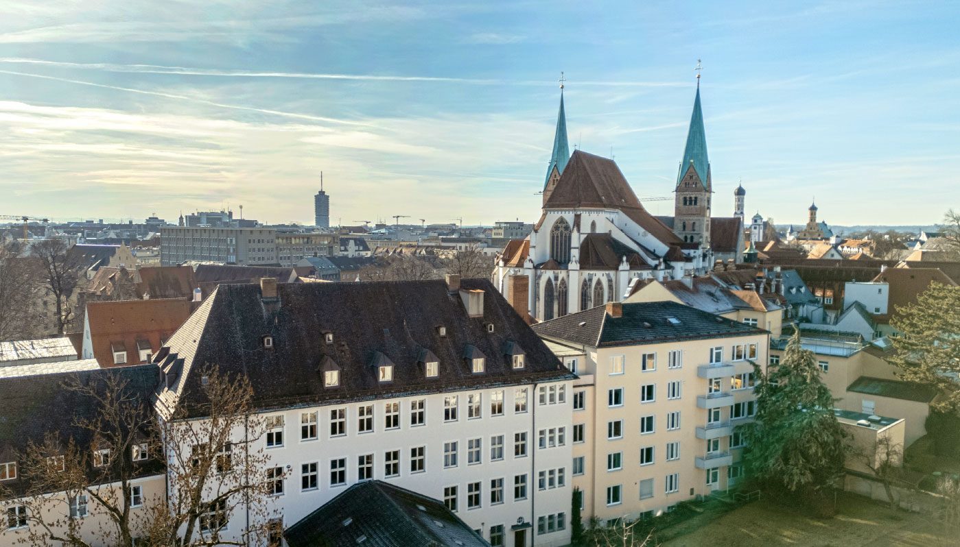 Gebäude der Akademie Maria Stern in Augsburg
